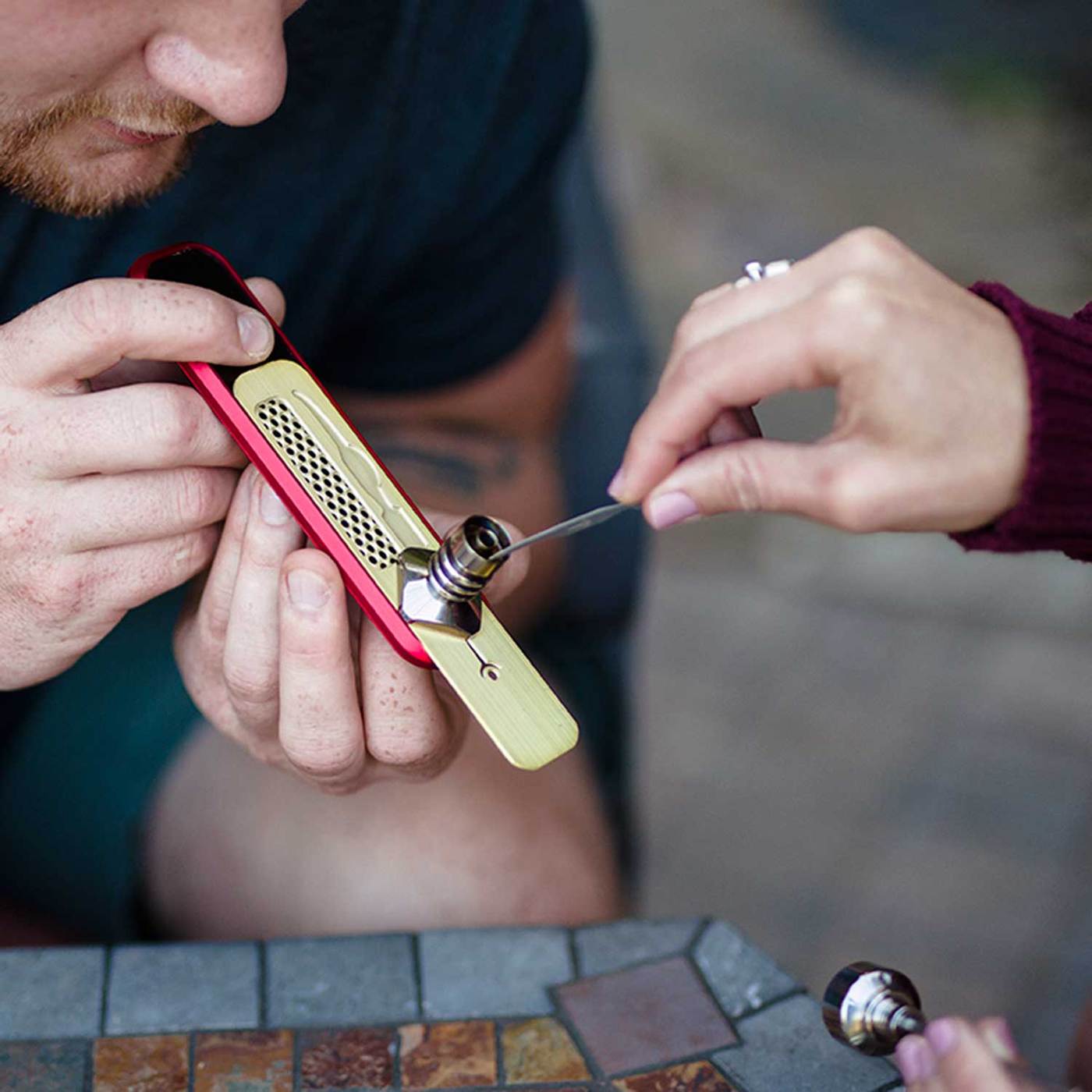 อุปกรณ์ Dab Rig ไร้น้ำอัจฉริยะ